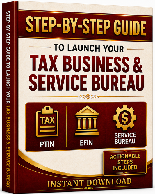 How to Start a Tax Business & Service Bureau