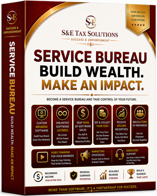 Service Bureau - Professional Tax Software Reseller